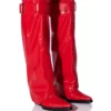 AZALEA WANG MATTY 2 IN 1 BOOT IN RED -AZALEA WANG Shop azalea wang matty 2 in 1 boot in red red 1 1