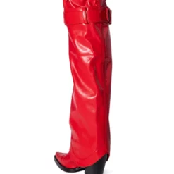 AZALEA WANG MATTY 2 IN 1 BOOT IN RED -AZALEA WANG Shop azalea wang matty 2 in 1 boot in red red 6 6