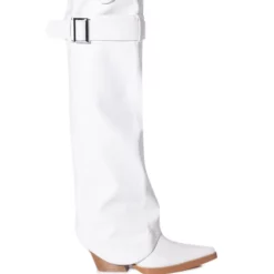 AZALEA WANG MATTY 2 IN 1 BOOT IN WHITE -AZALEA WANG Shop azalea wang matty 2 in 1 boot in white white 4 4