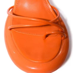 AZALEA WANG MY POWER STRAPPY SANDAL IN ORANGE -AZALEA WANG Shop azalea wang my power strappy sandal in orange orange 6 6