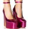 AZALEA WANG NIGHT MOVES PLATFORM PUMP IN FUCHSIA -AZALEA WANG Shop azalea wang night moves platform pump in fuchsia fuchsia 1 1