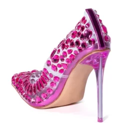 AZALEA WANG NOT BOSSY JUST A BOSS STILETTO PUMP IN FUCHSIA -AZALEA WANG Shop azalea wang not bossy just a boss stiletto pump in fuchsia fuchsia 4 4