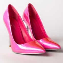 AZALEA WANG OFF THE GRID STILETTO PUMP IN PINK -AZALEA WANG Shop azalea wang off the grid stiletto pump in pink pink 4 4