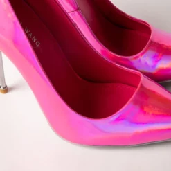 AZALEA WANG OFF THE GRID STILETTO PUMP IN PINK -AZALEA WANG Shop azalea wang off the grid stiletto pump in pink pink 6 6