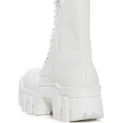 AZALEA WANG OLYMPIA WHITE CHUNKY BOOTIE -AZALEA WANG Shop azalea wang olympia white chunky bootie white 4 4