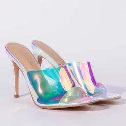 AZALEA WANG ON MY MIND STILETTO SANDAL IN MERMAID -AZALEA WANG Shop azalea wang on my mind stiletto sandal in mermaid mermaid 4 4