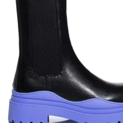 AZALEA WANG ONLY IN MY DREAMS FLATFORM BOOTIE IN PERIWINKLE -AZALEA WANG Shop azalea wang only in my dreams flatform bootie in periwinkle periwinkle 5 5 c1