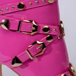 AZALEA WANG OVER AND OUT STILETTO BOOTIE IN PINK -AZALEA WANG Shop azalea wang over and out stiletto bootie in pink pink 6 6