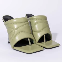 AZALEA WANG PENTHOUSE PARTY STILETTO SANDAL IN KHAKI -AZALEA WANG Shop azalea wang penthouse party stiletto sandal in khaki khaki 4 4