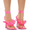 AZALEA WANG BEA STILETTO THONG SANDAL IN PINK -AZALEA WANG Shop azalea wang pink stiletto sandal pink 1 1