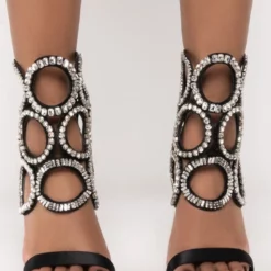 AZALEA WANG PUT A RING ON IT STILETTO SANDAL IN BLACK -AZALEA WANG Shop azalea wang put a ring on it stiletto sandal in black black 3 3