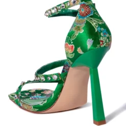 AZALEA WANG REALLY THAT GIRL STILETTO SANDAL IN GREEN -AZALEA WANG Shop azalea wang really that girl stiletto sandal in green green 4 4