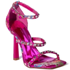 AZALEA WANG REALLY THAT GIRL STILETTO SANDAL IN PINK -AZALEA WANG Shop azalea wang really that girl stiletto sandal in pink pink 3 3