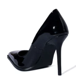AZALEA WANG RECIPE FOR SUCCESS STILETTO PATENT PUMP IN BLACK -AZALEA WANG Shop azalea wang recipe for success stiletto patent pump in black black 4 4