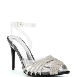 AZALEA WANG SILVER SCREEN BLING STILETTO PUMP IN BLACK 9 AZALEA WANG SILVER SCREEN BLING STILETTO PUMP IN BLACK -AZALEA WANG Shop azalea wang silver screen bling stiletto pump in black black 3 3