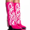 AZALEA WANG SIMPLY BELOW THE KNEE WESTERN BOOTIE IN PINK 1 AZALEA WANG SIMPLY BELOW THE KNEE WESTERN BOOTIE IN PINK -AZALEA WANG Shop azalea wang simply below the knee western bootie in pink pink 2 2