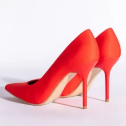 AZALEA WANG SIMPLY CHIC STILETTO PUMP IN RED -AZALEA WANG Shop azalea wang simply chic stiletto pump in red red 5 5