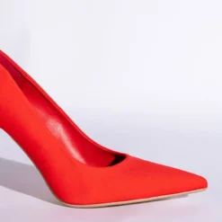 AZALEA WANG SIMPLY CHIC STILETTO PUMP IN RED -AZALEA WANG Shop azalea wang simply chic stiletto pump in red red 6 6