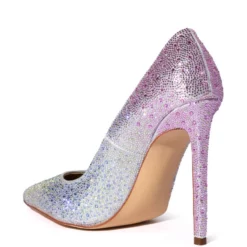 AZALEA WANG STARRY NIGHT EMBELLISHED OMBRE PUMP IN MULTI -AZALEA WANG Shop azalea wang starry night embellished ombre pump in multi multi 4 4