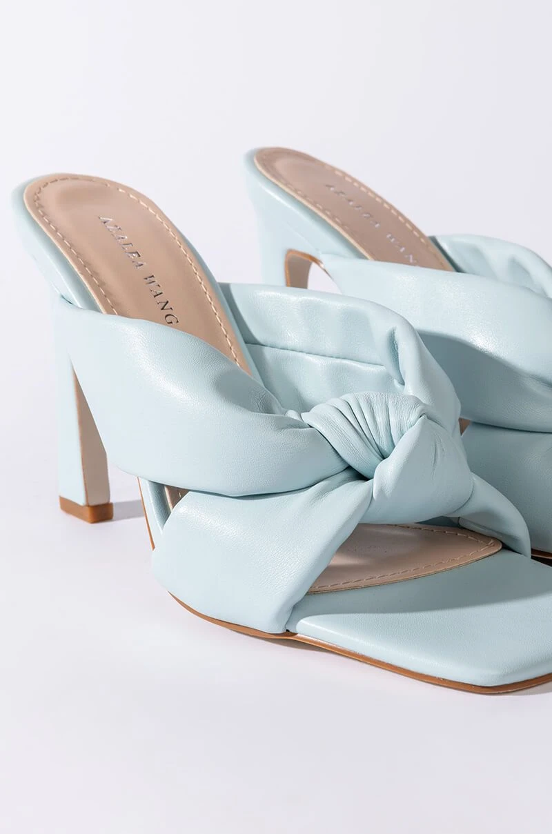 AZALEA WANG SWEET LIKE SUNDAY CHUNKY SANDAL IN BLUE 7 AZALEA WANG SWEET LIKE SUNDAY CHUNKY SANDAL IN BLUE - Image 5