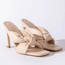 AZALEA WANG SWEET LIKE SUNDAY CHUNKY SANDAL IN BONE -AZALEA WANG Shop azalea wang sweet like sunday chunky sandal in bone bone 4 4