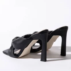 AZALEA WANG SWEET LIKE SUNDAY SQUARE TOE SANDAL IN BLACK -AZALEA WANG Shop azalea wang sweet like sunday square toe sandal in black black 5 5