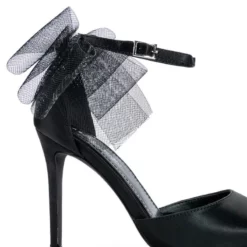 AZALEA WANG SWEETIE TRENDY BOW PUMPS IN BLACK -AZALEA WANG Shop azalea wang sweetie trendy bow pumps in black black 9 9