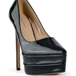 AZALEA WANG SWEETPEA PATENT STILETTO PLATFORM PUMP -AZALEA WANG Shop azalea wang sweetpea patent stiletto platform pump black 3 3