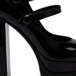 AZALEA WANG TATE PATENT CHUNKY PUMP -AZALEA WANG Shop azalea wang tate patent chunky pump black 5 5 c1