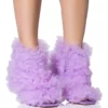 AZALEA WANG TUTU TULLE STILETTO BOOTIE IN PURPLE -AZALEA WANG Shop azalea wang tutu tulle stiletto bootie in purple purple 1 1