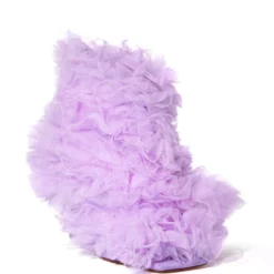 AZALEA WANG TUTU TULLE STILETTO BOOTIE IN PURPLE -AZALEA WANG Shop azalea wang tutu tulle stiletto bootie in purple purple 3 3