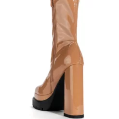 AZALEA WANG VIPER BOOTIE IN TAN -AZALEA WANG Shop azalea wang viper bootie in tan tan 4 4