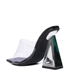 AZALEA WANG WHISPER CHUNKY SANDAL IN BLACK -AZALEA WANG Shop azalea wang whisper chunky sandal in black black 4 4