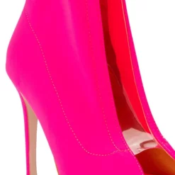 AZALEA WANG WORK FOR IT STILETTO BOOTIE IN FUCHSIA -AZALEA WANG Shop azalea wang work for it stiletto bootie in fuchsia fuchsia 5 5