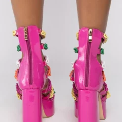 AZALEA WANG WORTH THE WAIT CHUNKY SANDAL IN MULTI -AZALEA WANG Shop azalea wang worth the wait chunky sandal in multi multi 4 4