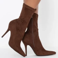 AZALEA WANG YOURE IN THE MOOD FOR A DANCE BOOTIE IN BROWN