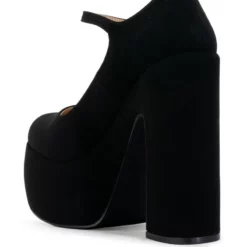 BERLIN CHUNKY PLATFORM MARY JANE PUMP -AZALEA WANG Shop berlin chunky patent pump black 4 4