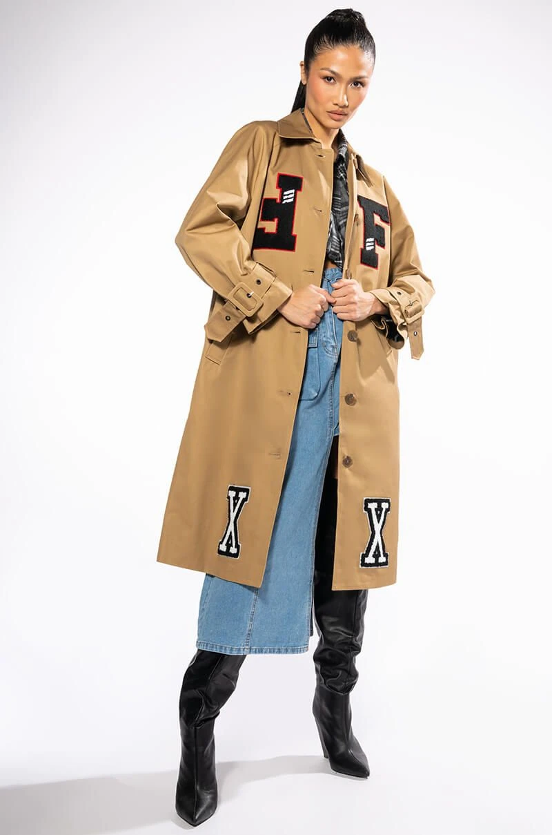 AZALEA WANG BEST IN CLASS PATCHWORK TRENCH COAT 3 AZALEA WANG BEST IN CLASS PATCHWORK TRENCH COAT