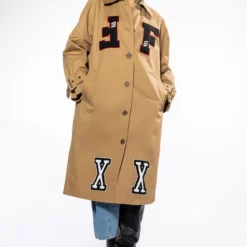 AZALEA WANG BEST IN CLASS PATCHWORK TRENCH COAT 11 AZALEA WANG BEST IN CLASS PATCHWORK TRENCH COAT -AZALEA WANG Shop best in class patchwork trench coat beige multi 3 3