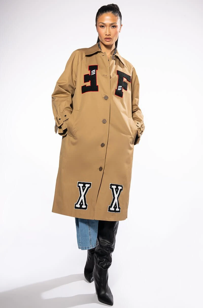 AZALEA WANG BEST IN CLASS PATCHWORK TRENCH COAT 5 AZALEA WANG BEST IN CLASS PATCHWORK TRENCH COAT - Image 3