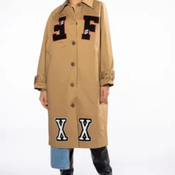 AZALEA WANG BEST IN CLASS PATCHWORK TRENCH COAT 12 AZALEA WANG BEST IN CLASS PATCHWORK TRENCH COAT -AZALEA WANG Shop best in class patchwork trench coat beige multi 4 4