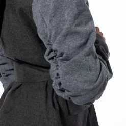 BOSS MODE RUCHED SWEATSHIRT SLEEVE BELTED BLAZER -AZALEA WANG Shop boss mode ruched sweatshirt sleeve belted blazer charcoal grey 10 10