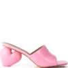 BUBBLEHEART CHUNKY SANDAL IN PINK -AZALEA WANG Shop bubbleheart chunky sandal in pink pink 2 2