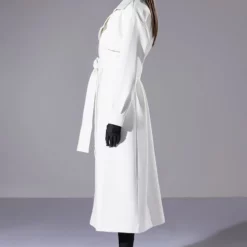 CANNES LUXE SCUBA TRENCH -AZALEA WANG Shop cannes luxe scuba trench white 5 5