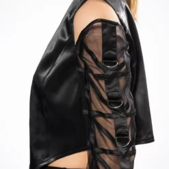 COLD SHOULDER MEANS BUSINESS BLAZER -AZALEA WANG Shop cold shoulder means business blazer black 6 6