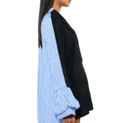 CONRAD BLOUSE BLAZER 11 CONRAD BLOUSE BLAZER -AZALEA WANG Shop conrad blouse blazer black multi 4 4