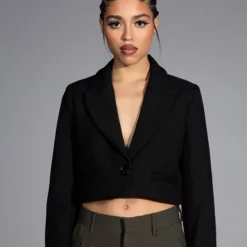 CROPPED BOXY BLAZER
