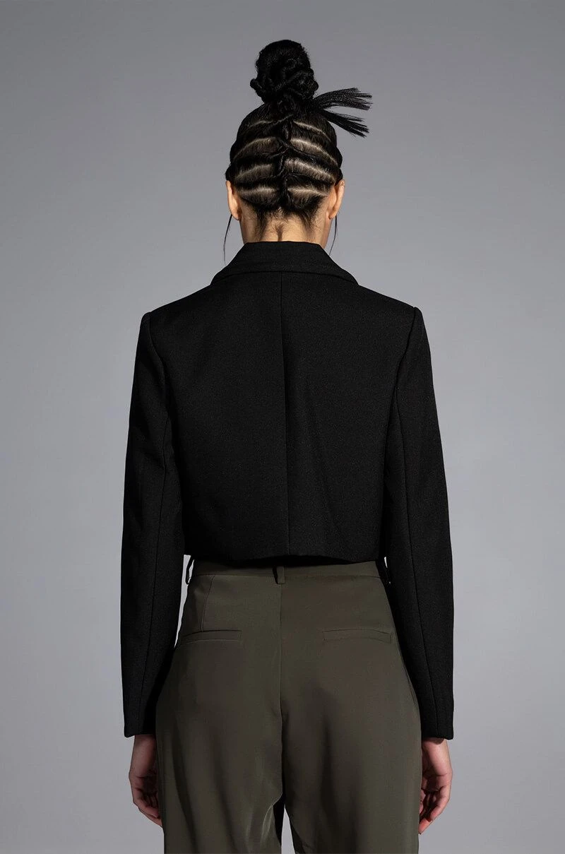 CROPPED BOXY BLAZER 8 CROPPED BOXY BLAZER - Image 6