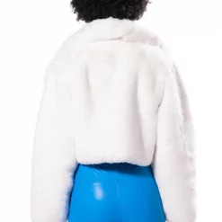 DAYANNE PLUSH FAUX FUR JACKET -AZALEA WANG Shop dayanne plush faux fur jacket natural white 7 7 c1 c1
