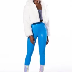 DAYANNE PLUSH FAUX FUR JACKET -AZALEA WANG Shop dayanne plush faux fur jacket natural white 9 9 c1 c1